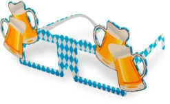 Lunettes Chopes Bavaroises Bleu/Blanc