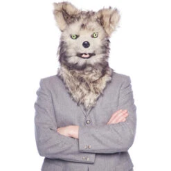 Masque Intégral Loup Mâchoire Mobile (Luxe)