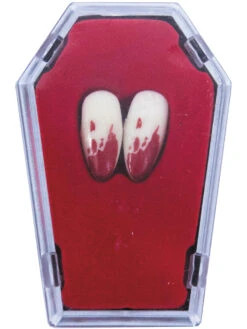 2 Canines De Vampire Ensanglantée