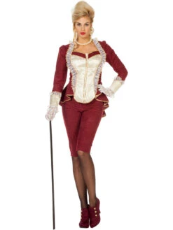 Déguisement Marquise Bordeaux Et Or