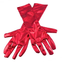 Gants Longs (40 Cm) - Rouge Métal