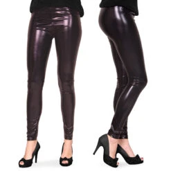 Legging Noir Métal Taille S-M