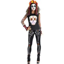 T-Shirt Day Of The Dead Taille Unique