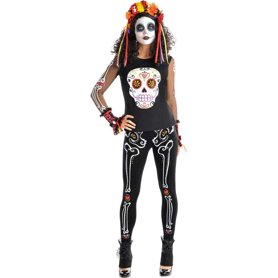 T-Shirt Day Of The Dead Taille Unique 1 T-Shirt Day Of The Dead Taille Unique