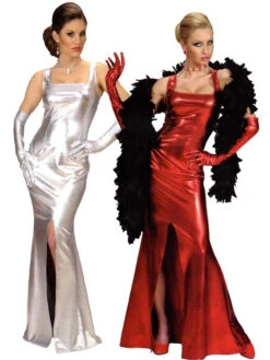 Robe De Cocktail Stretch Argent