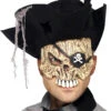 Masque Mi-visage Pirate Squelette