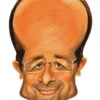 Masque Caricature François Hollande