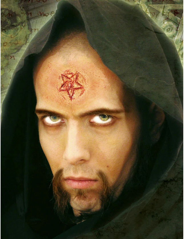 Set Maquillage Brulure Pentagramme 1 Set Maquillage Brulure Pentagramme