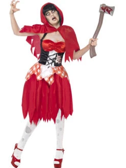 Déguisement Chaperon Rouge Zombie Taille L